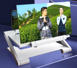 Zoom 3D domácí kino pro mobilní telefon - zvětšovací obrazovka 8,0" (Bílá/Černá)