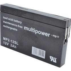 Olověný akumulátor multipower MP2-12SL MP2-12SL, 2 Ah, 12 V