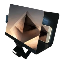 Zoom 3D domácí kino pro mobilní telefon - zvětšovací obrazovka (Bílá/Černá)